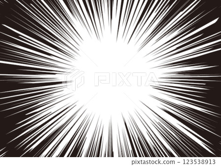 Concentrated line background material 123538913