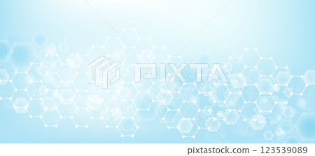 Modern health care abstract background with lines, dots and hexagons. Medical innovation banner template concept. Vector illustration. Modern health care abstract background with lines, dots and hexagons. Medical innovation banner template concept. Vector illustration. 123539089