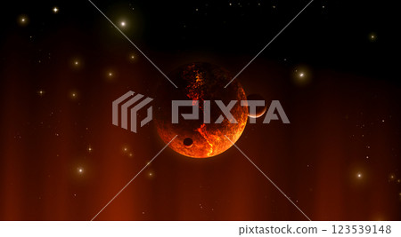 deep cold dark space 123539148