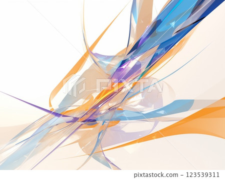 Dynamic Colorful Abstract Art Dynamic Colorful Abstract Art 123539311