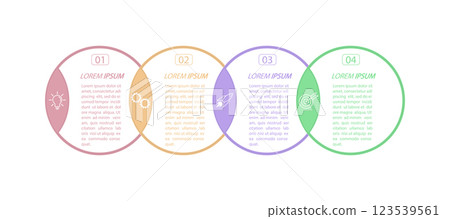 4 stages of development, improvement or training. Infographics with visual action icons for business, finance, project, plan or marketing 4 stages of development, improvement or training. Infographics with visual action icons for business, finance, project, plan or marketing 123539561
