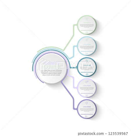 Infographics. Visualization of business data, projects, trainings, development plans and strategies. Pictograms of processes Infographics. Visualization of business data, projects, trainings, development plans and strategies. Pictograms of processes 123539567