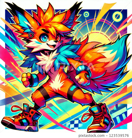 Fox hero athlete runner 123539576
