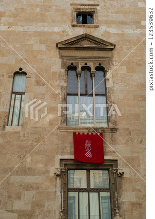 Architecture of a European city Building facades Architecture of a European city Building facades 123539632