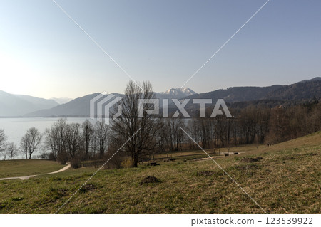 Panorama of lake Tegernsee, Bavaria, Germany Panorama of lake Tegernsee, Bavaria, Germany 123539922