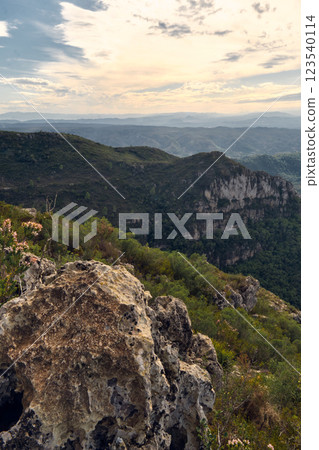 Mountain landscape in Europe view from the top Mountain landscape in Europe view from the top 123540114
