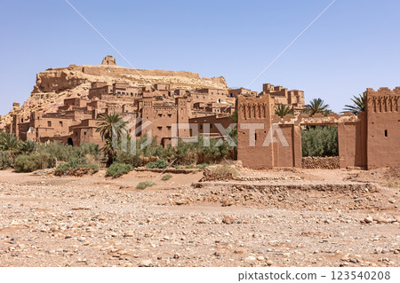 Ait Benhaddou, famous clay city. Morocco. Ait Benhaddou, famous clay city. Morocco. 123540208