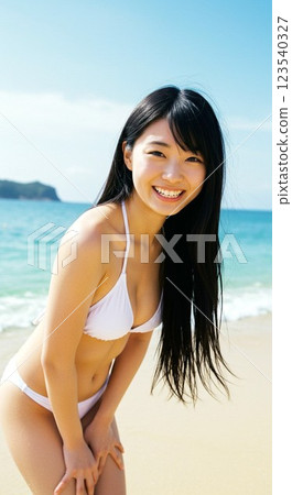 在海裡游泳 123540327