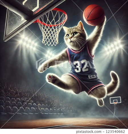 Cat Basketball 123540662
