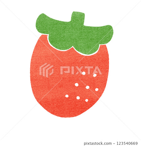 草莓郵票風格插圖 草莓郵票風格插圖 123540669