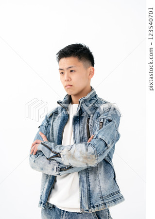 男性, 青少年, 休閒, 肖像 123540701