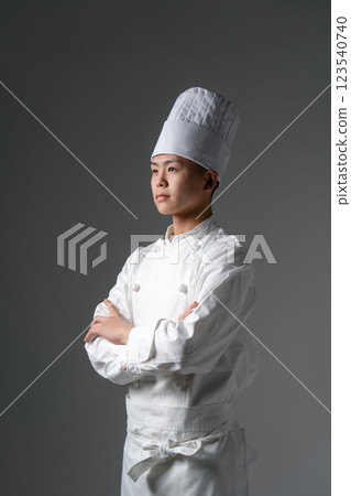 男孩、青少年、廚師服、廚師帽 123540740