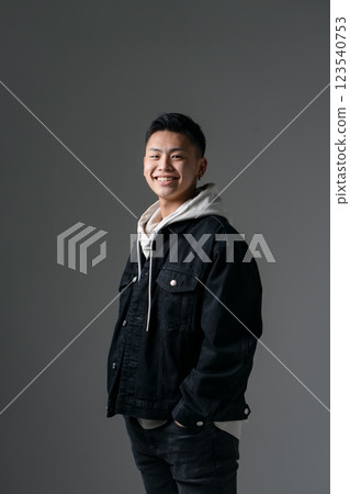 男性, 青少年, 休閒, 肖像 123540753