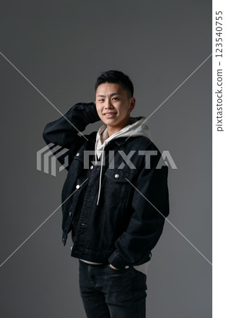 Male, teenage, casual, portrait Male, teenage, casual, portrait 123540755