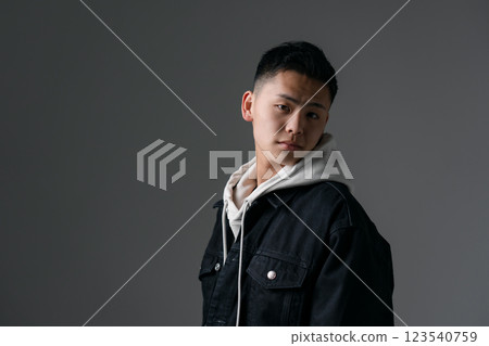 Male, teenage, casual, portrait 123540759