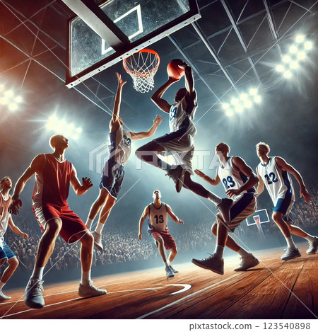 Basketball game Basketball game 123540898