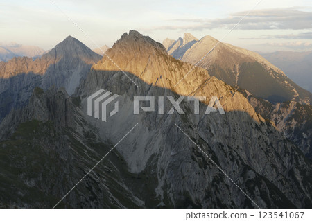 Ursprungssattel Nordlinger hut on Karwendel Hohenweg, Austria 123541067