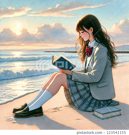 春日朝陽與海浪聲環繞的閱讀時光 123541155