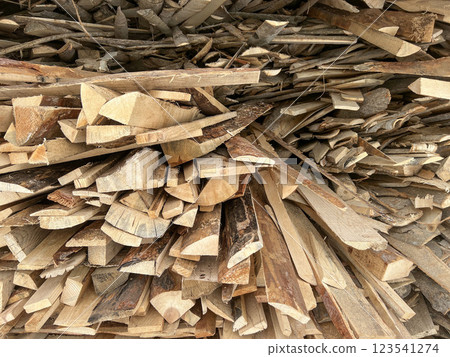stack of firewood or timber at sawmill warehouse storage stack of firewood or timber at sawmill warehouse storage 123541274