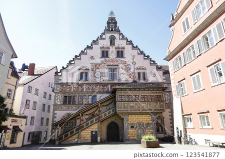 Old town hall in Lindau on Lake Constance, Bavaria, Germany 123541877