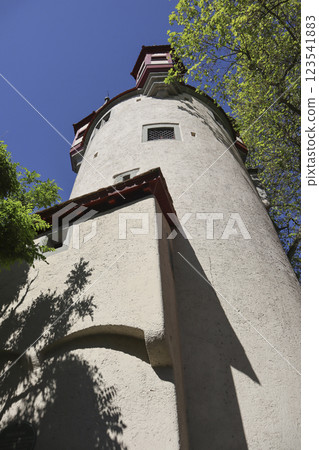 Diebsturm in Lindau on Lake Constance, Bavaria, Germany 123541883