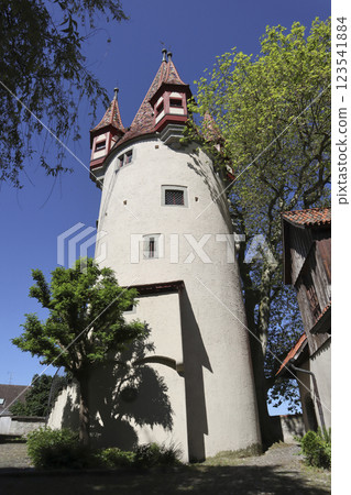 Diebsturm in Lindau on Lake Constance, Bavaria, Germany 123541884
