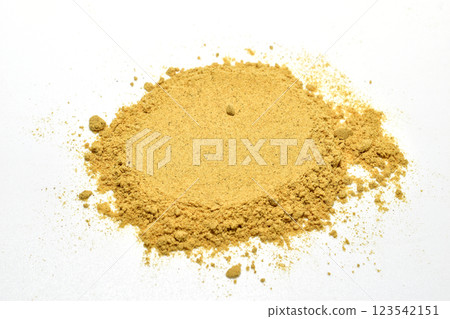 Dry, ground mustard spice. 123542151