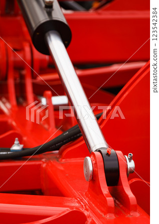 Hydraulic mechanism on modern machine 123542384