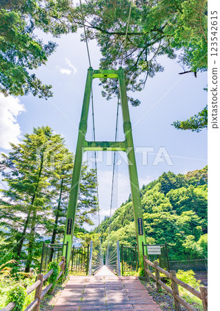 [靜岡縣] 奧大井川上的兩國吊橋 123542615