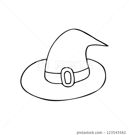 Halloween illustration in hand draw style. Element of your design 123543562