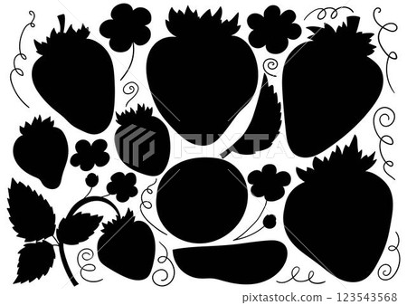 Set of color illustrations in hand draw style Set of color illustrations in hand draw style 123543568