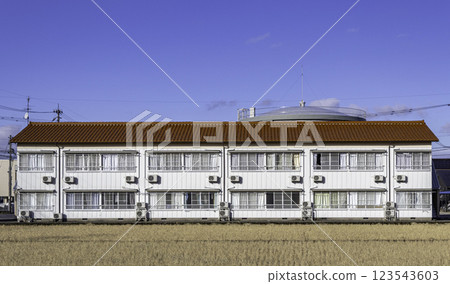 Apartment block, Kanazawa, Japan 123543603