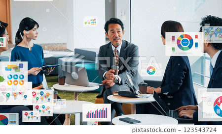 Business group and management data image Business group and management data image 123543724