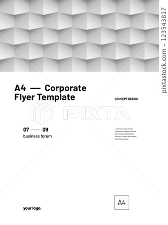 Layout template for events or business related. Layout template for events or business related. 123543817