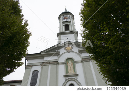 Monastery Schaftlarn, Munich Way of St. James, Bavaria, Germany 123544089