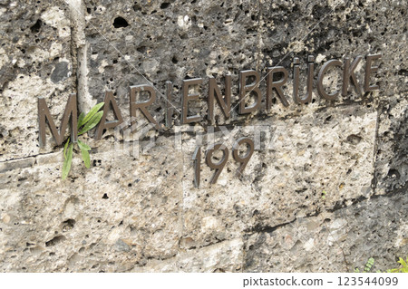 Marienbrucke bridge at Way of St. James Isar Loisach Tiroler Ache  Inn 123544099