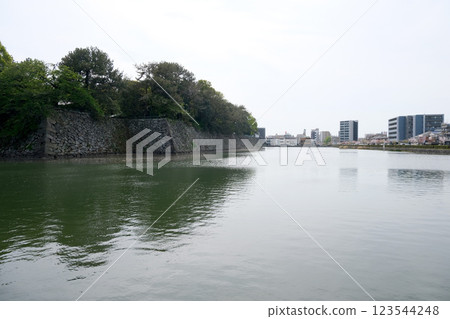 Aichi Prefecture, Nagoya City, Naka Ward_North side of Nagoya Castle, outer moat 14_April 2024 Aichi Prefecture, Nagoya City, Naka Ward_North side of Nagoya Castle, outer moat 14_April 2024 123544248