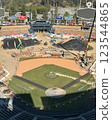 Dodgers Stadium maintenance work 123544865