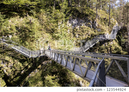 Leutascher Geisterklamm canyon, Tyrol, Austria Leutascher Geisterklamm canyon, Tyrol, Austria 123544924