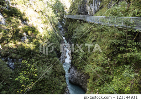 Leutascher Geisterklamm canyon, Tyrol, Austria Leutascher Geisterklamm canyon, Tyrol, Austria 123544931