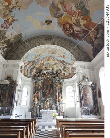 Church of Leutasch in Tyrol, Austria Church of Leutasch in Tyrol, Austria 123544939