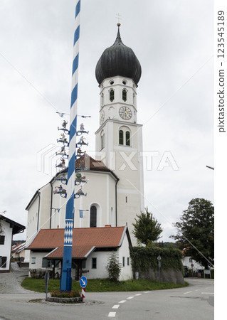 St. Benedikt Church Gelting at Way of St. James Isar Loisach Tiroler Ache Inn St. Benedikt Church Gelting at Way of St. James Isar Loisach Tiroler Ache Inn 123545189