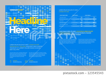 Presentation Template design with infographic Presentation Template design with infographic 123545543
