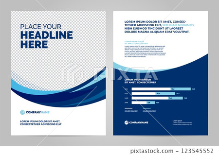 Brochure Layout template design Brochure Layout template design 123545552