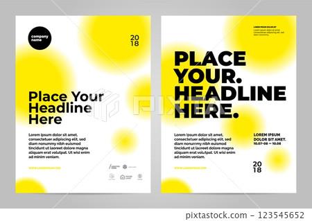 Minimal poster template design Minimal poster template design 123545652