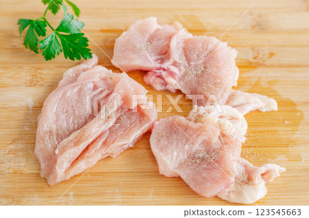 Salt and pepper chicken breasts Salt and pepper chicken breasts 123545663