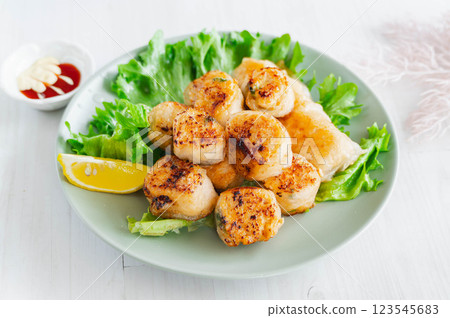 Kintaro Chicken made with chicken breast and tofu Kintaro Chicken made with chicken breast and tofu 123545683