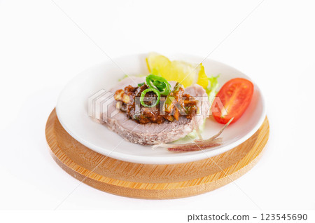 蔥味噌煮豬肉 123545690