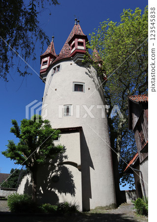 Diebsturm in Lindau on Lake Constance, Bavaria, Germany 123545838