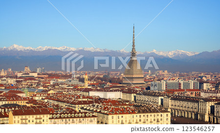Panoramic view of the city of Turin 123546257
